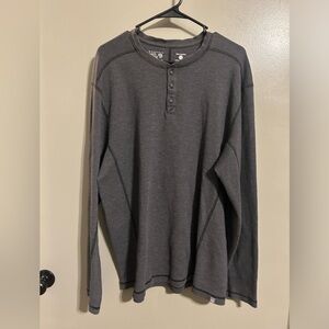 Mountain Hardwear waffle knit henley long sleeve size XL